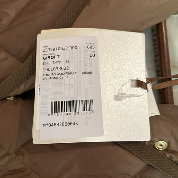 Max Mara “The Cube” long hooded puffer vest-Brand new - Picture 5 of 9